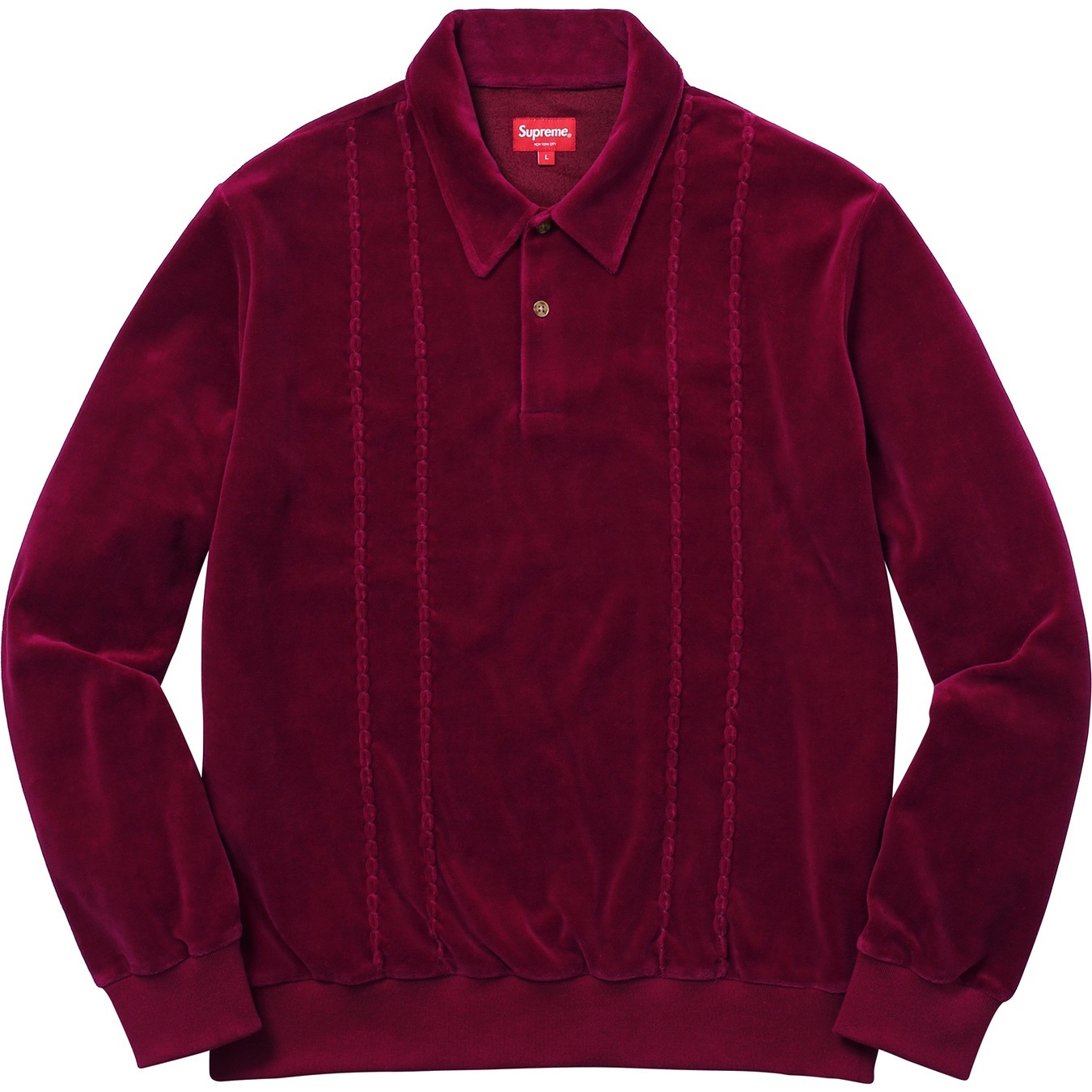 Velour L/S Polo view 12
